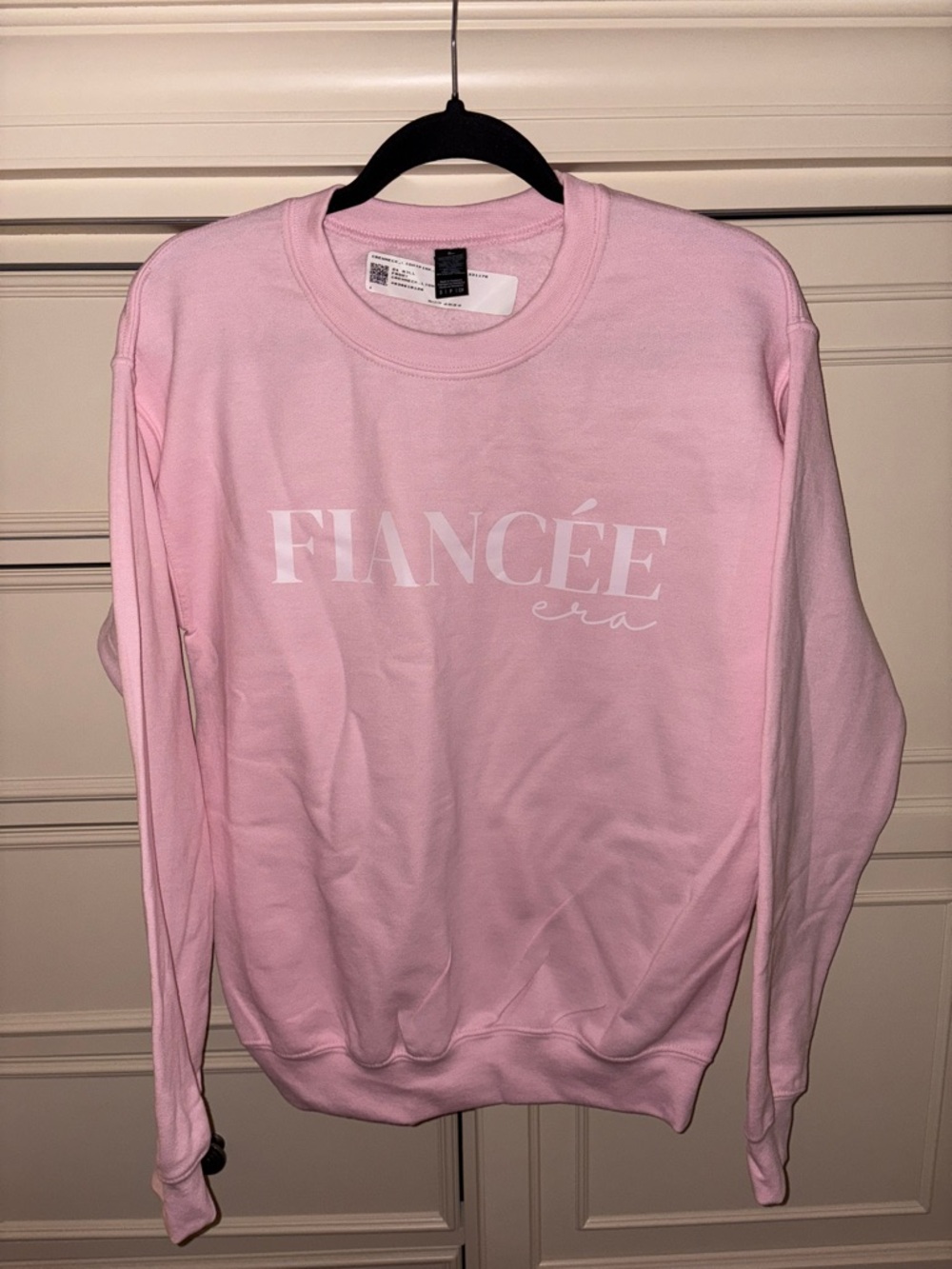Fiancée Era Pink Crewneck Sweatshirt